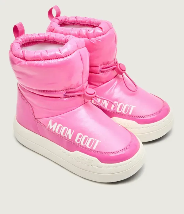 Снежные ботинки Junior Park Tube Glitter Mid Moon Boot, розовый — фото 3