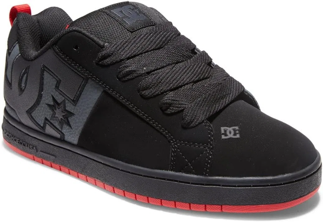 Кроссовки для скейтбординга DC Shoes, цвет Black/Grey/Red