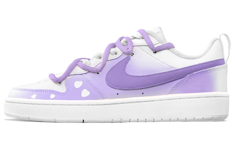 

Кроссовки Nike Court Borough Skateboarding Shoes Women's Low-top Purple/white, фиолетовый