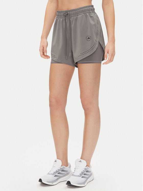 

Спортивные шорты обычного кроя Stella McCartney TruePurpose 2-in-1 JI5220 Adidas By Stella Mccartney, серый