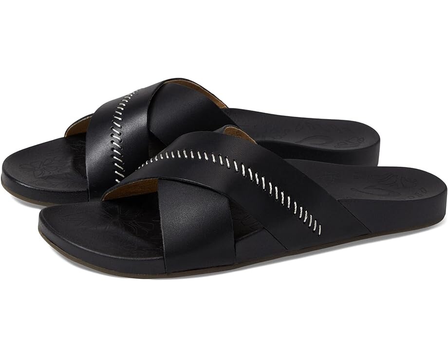 

Сандалии OluKai Kipea'a 'Olu, цвет Black/Black