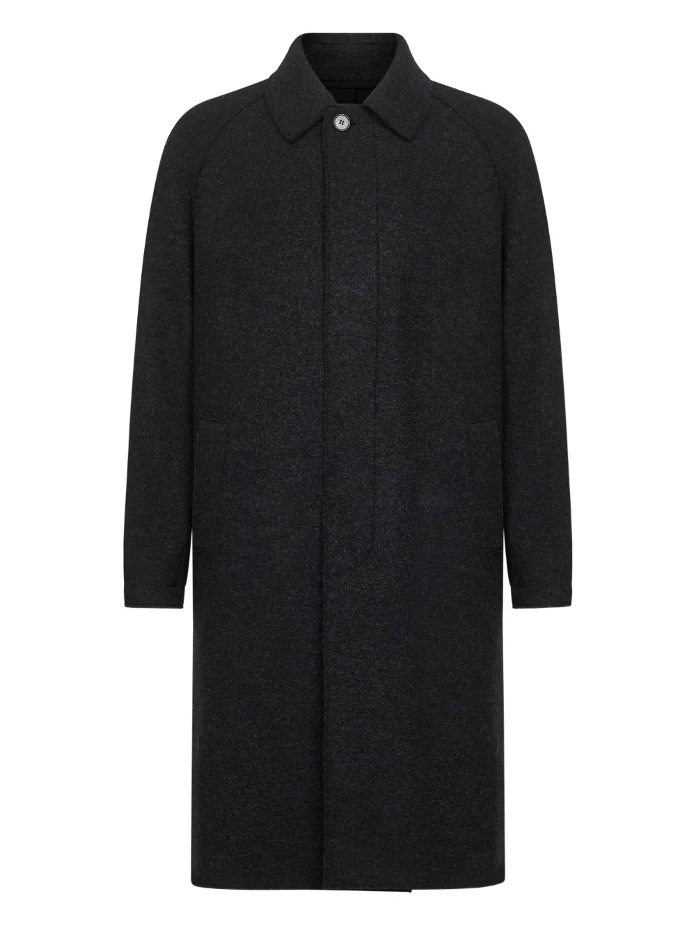 

Шерстяное пальто с рукавами реглан Harris Wharf London, синий