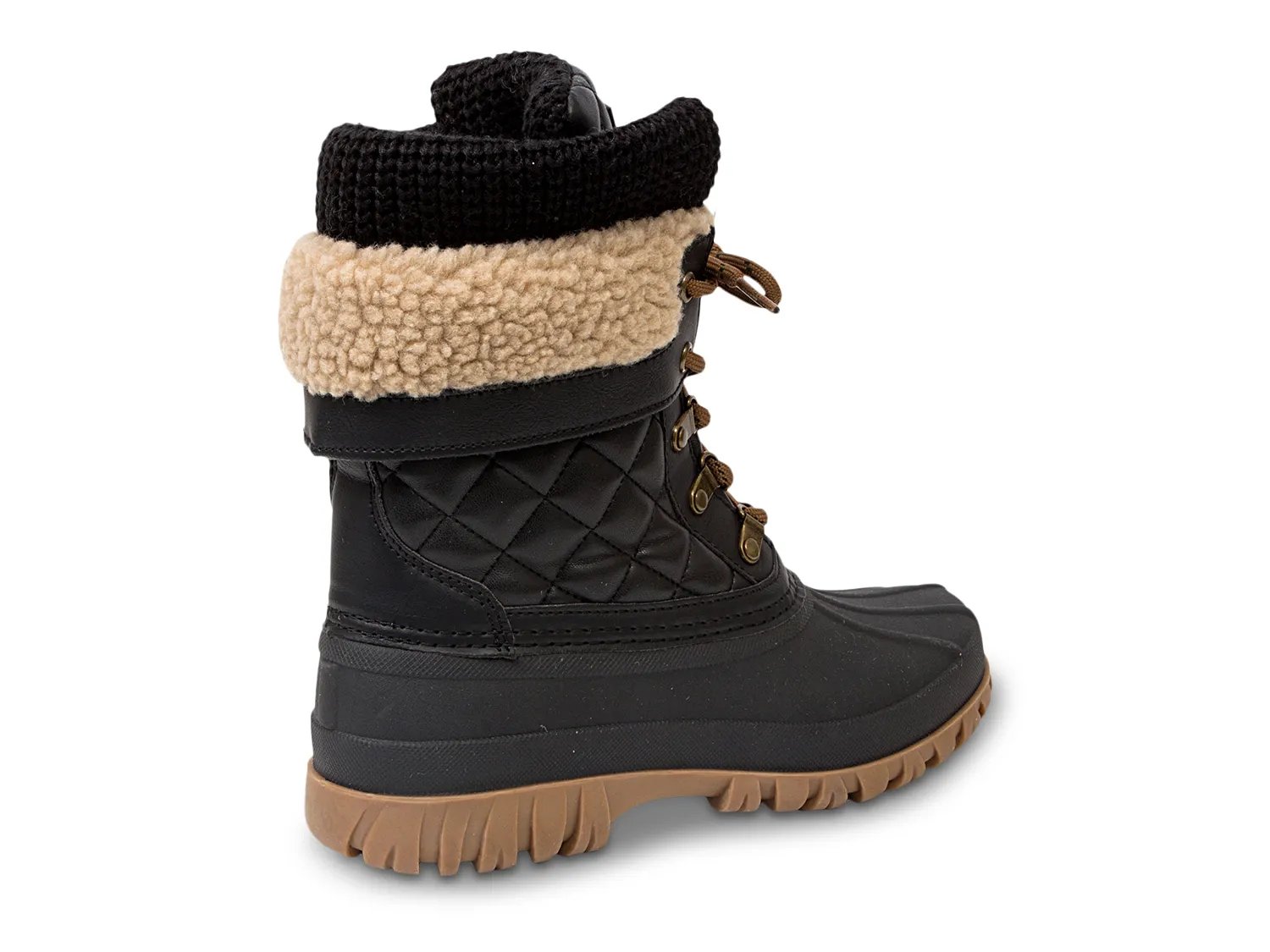 Ботинки JBU by Jambu Creek Quilt Duck Boot, Black/Tan — фото 3
