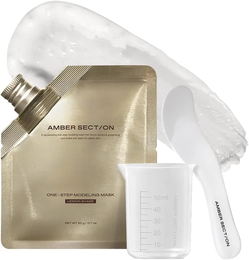 Маска для лица Amber Section — Моделирующая Lemon Shake , 5 пакетов, , лимонный, 19.8 г