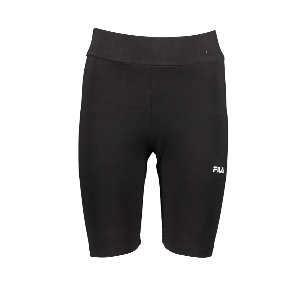

Черные хлопковые женские леггинсы Fila