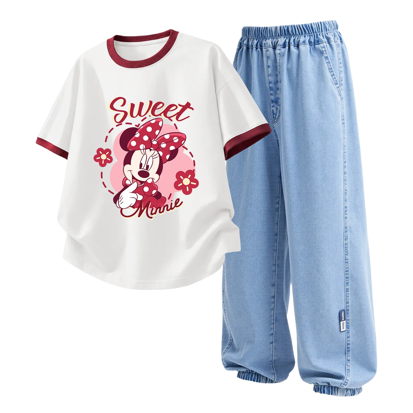 Детский спортивный костюм Disney Casual Sportswear 2 Piece Set, красно-голубой — фото 4