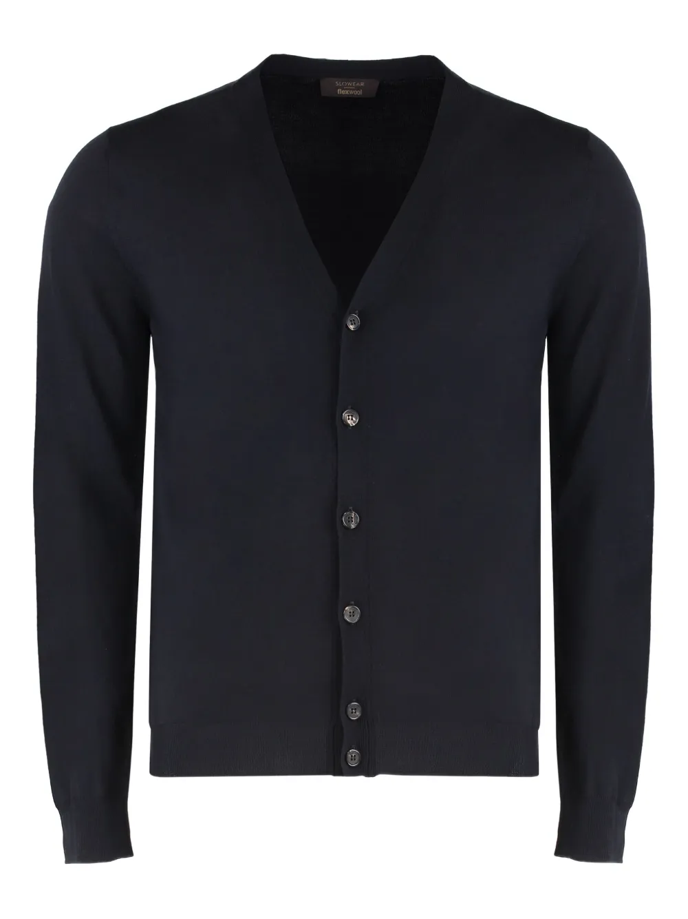 

Кардиган на пуговицах с V-образным вырезом Slowear, синий
