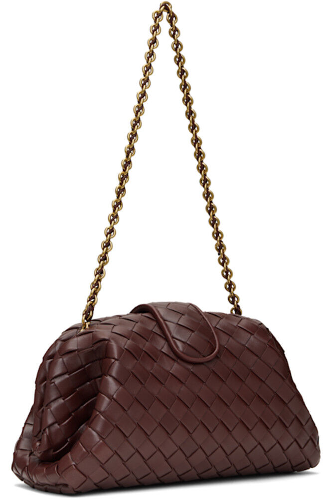 Клатч Lauren 1980 бордового цвета Bottega Veneta — фото 3