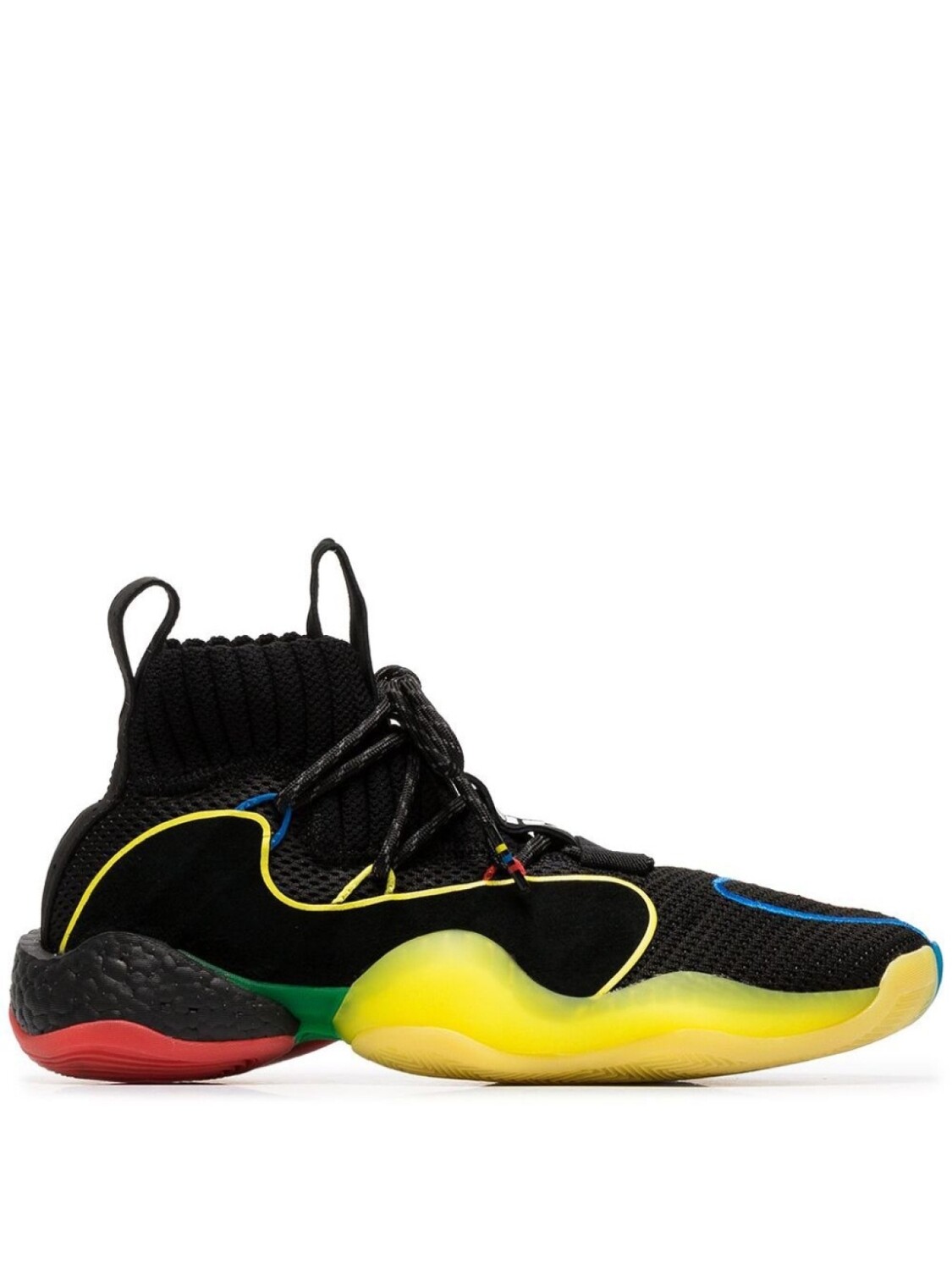 Кроссовки Adidas Originals x Pharrell Williams Crazy Byw LVL, черный/желтый
