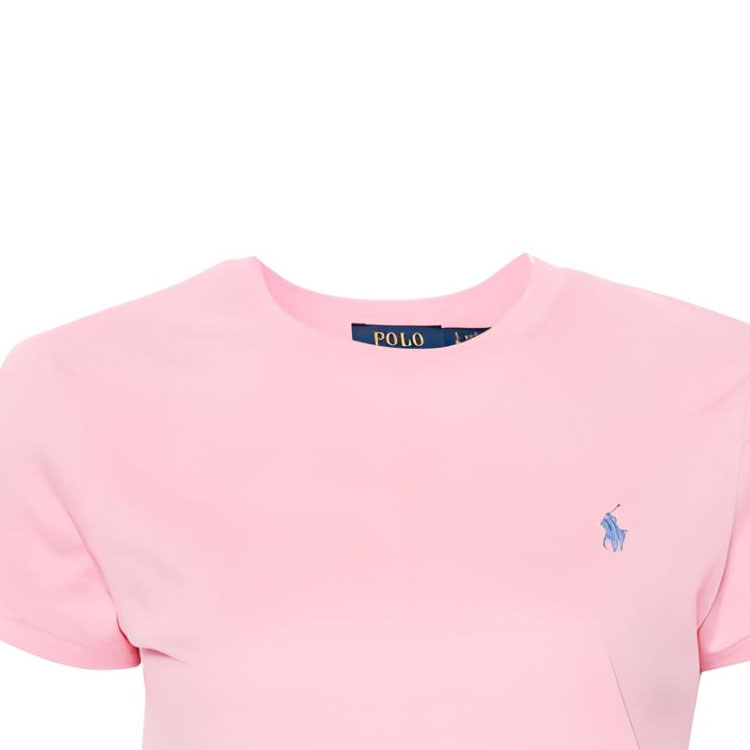 

Футболка поло с вышивкой пони Ralph Lauren, розовая