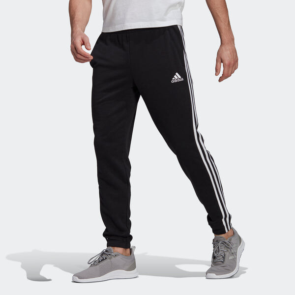 Спортивные штаны adidas M 3s Ft Te Pt Casual Sports Classic Stripe Bundle Feet Long Pants Black, черный — фото 3