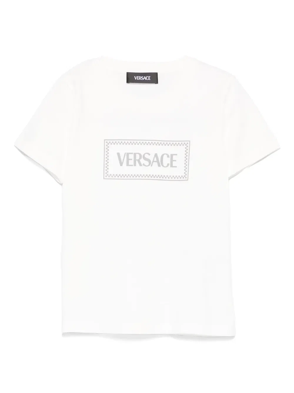 Футболка с логотипом Versace Kids, белый