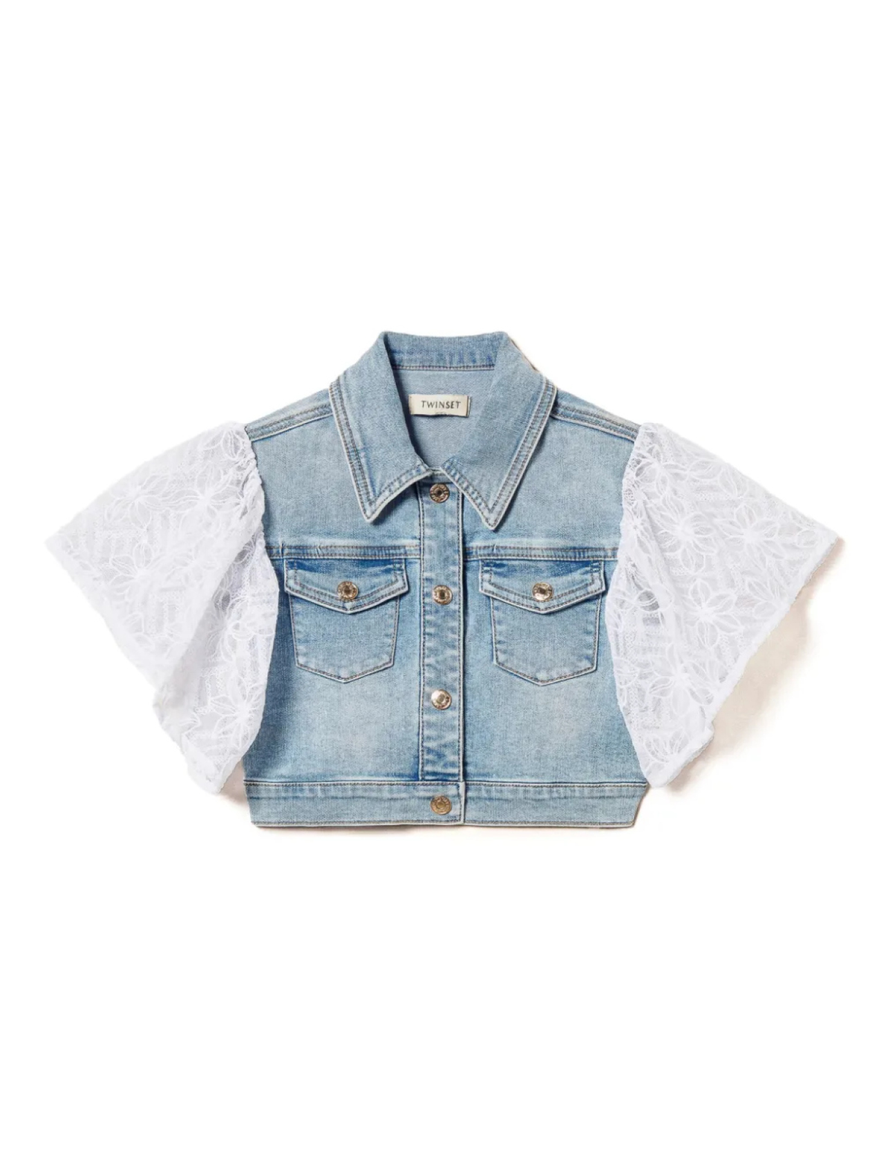 

Джинсовая куртка TWINSET Kids, синий