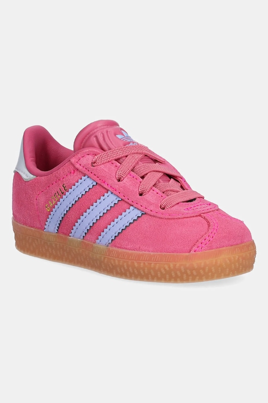 

Детские замшевые кроссовки Gazelle Adidas Originals, розовый