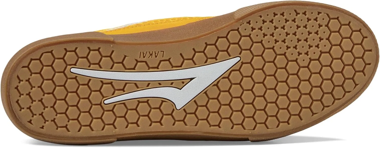 Скейт-кеды Lakai Griffin Kids, Gold/Gum Suede — фото 3