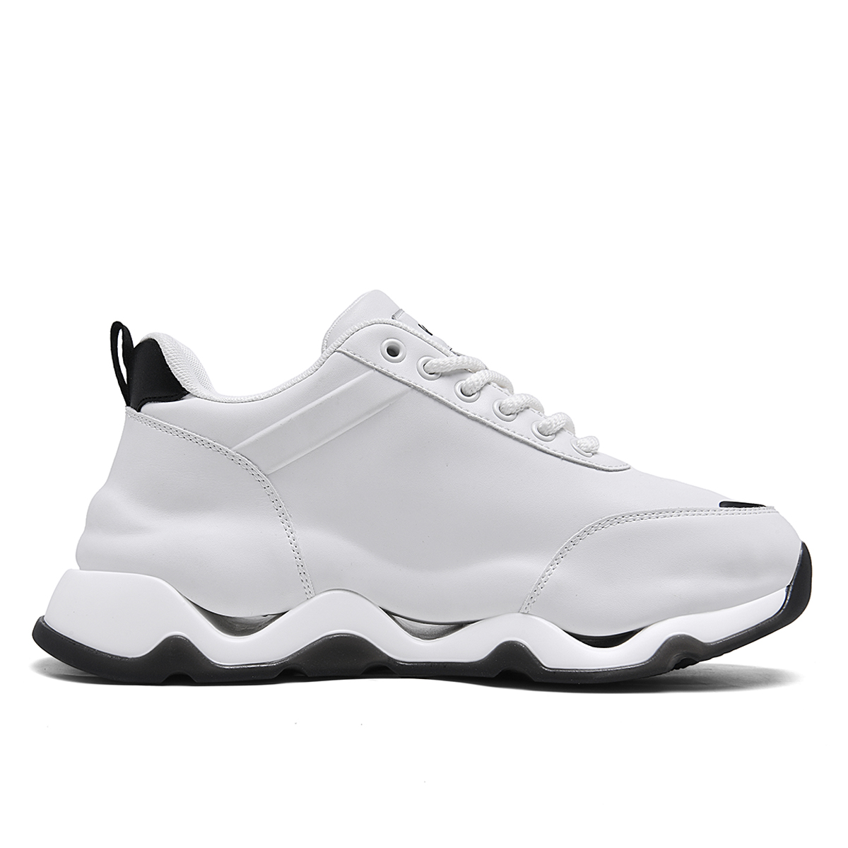 Легкие противоскользящие низкие повседневные кроссовки Men's Lee, черный (standard leather shoe size) — фото 4