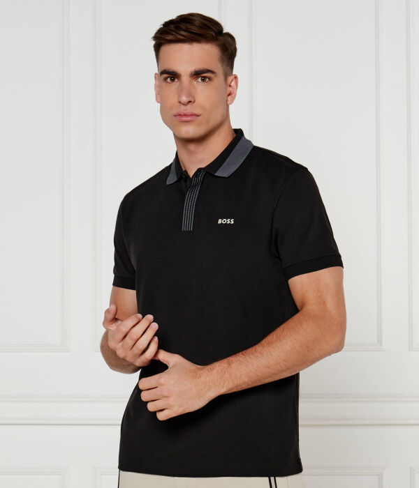 

Рубашка поло Regular fit Boss Green, черный