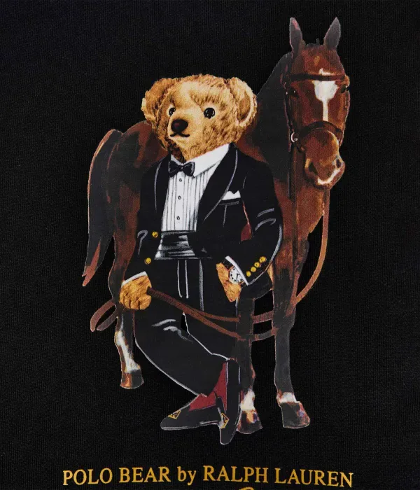 Толстовка TERRY regular fit Polo Ralph Lauren, черный — фото 3