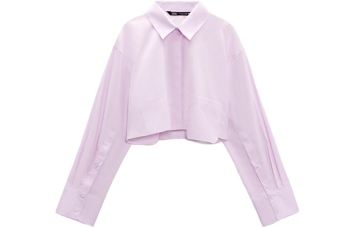 

Рубашка женская светло-фуксия Zara