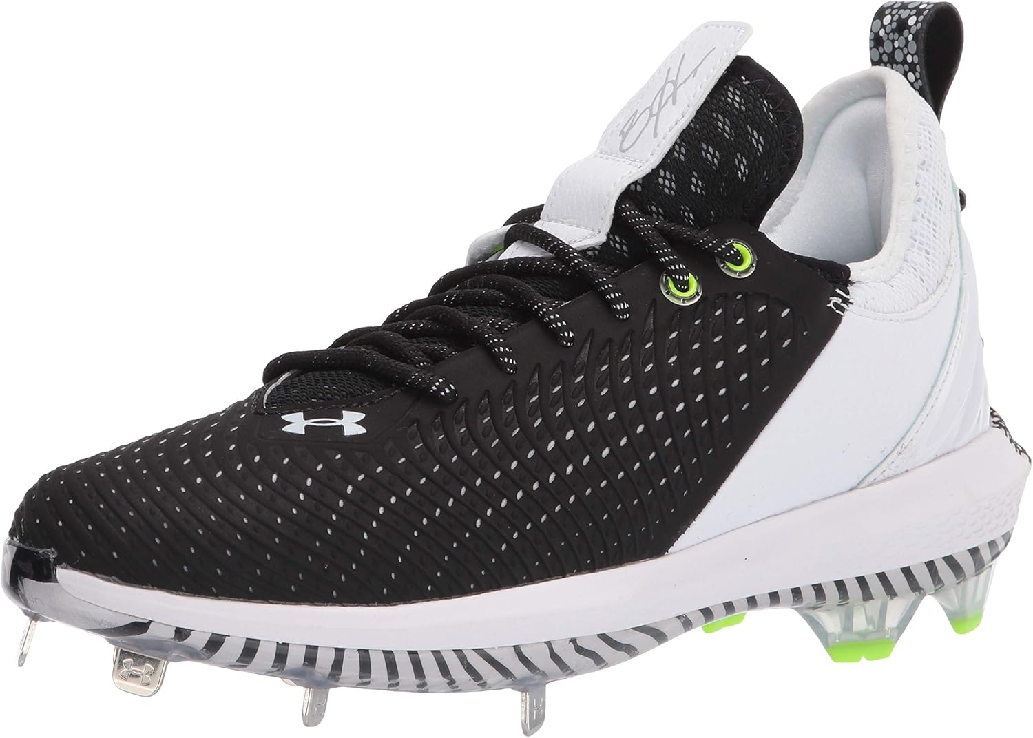 

Under Armour мужские бейсбольные кроссовки Harper 5 Low St, Black/White