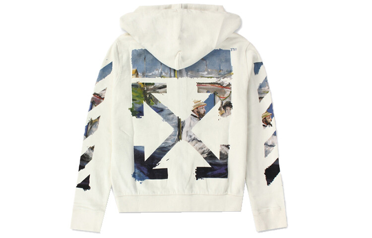 SS19 Толстовка мужская белая Off-White, белый — фото 2