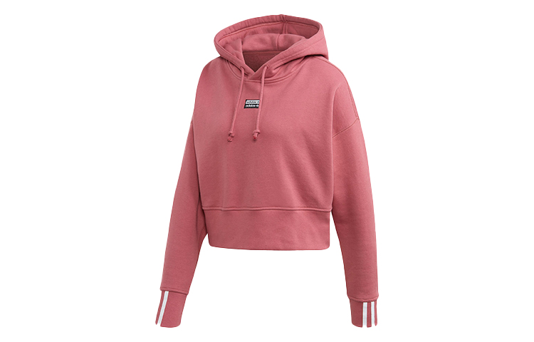 RYV Свитшот Женский Тёмный Красновато-Фиолетовый Adidas Originals — фото 2