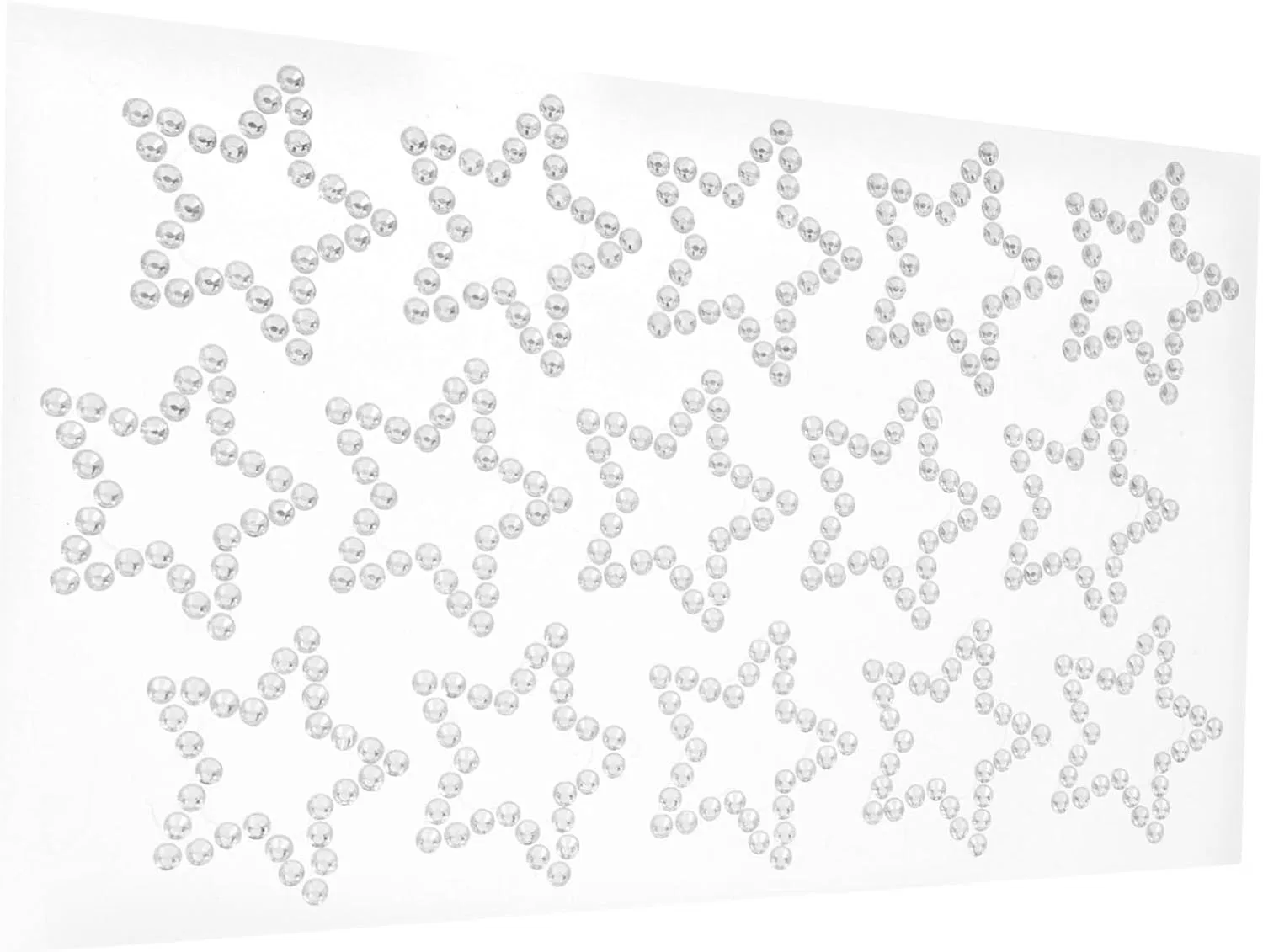 Наклейки для лица Diamond Butterfly Angoily, 1 лист, разноцветные