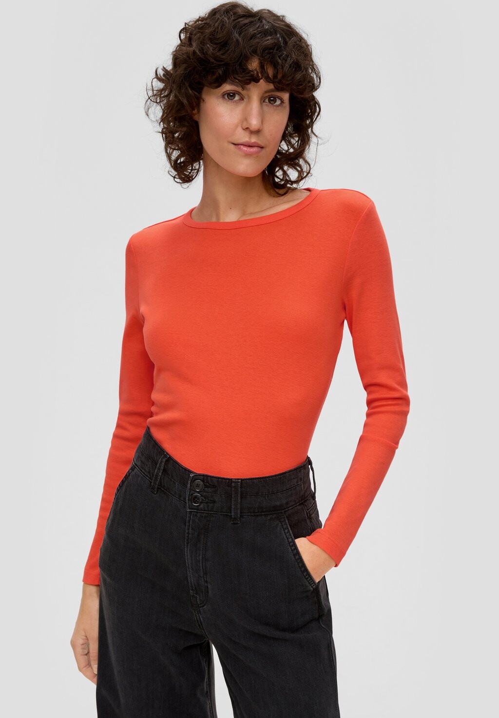 

Рубашка с длинным рукавом s.Oliver, цвет orange
