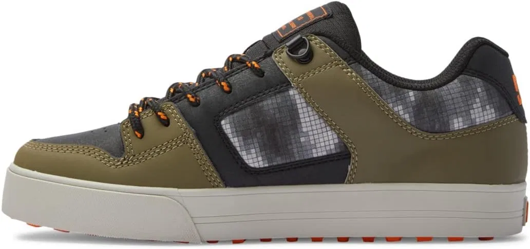 Мужские кроссовки для скейтборда DC Saf Erkek Ayakkabısı DC Shoes, Black Olive Night — фото 3