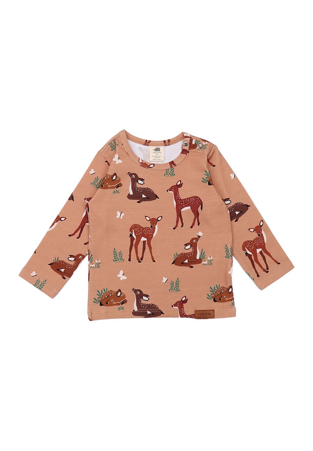 

Рубашка с длинным рукавом DEERS Walkiddy, цвет rosa