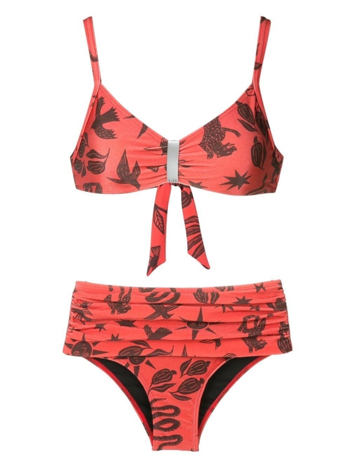 

Бикини Anne с логотипом Lygia & Nanny, коричневый