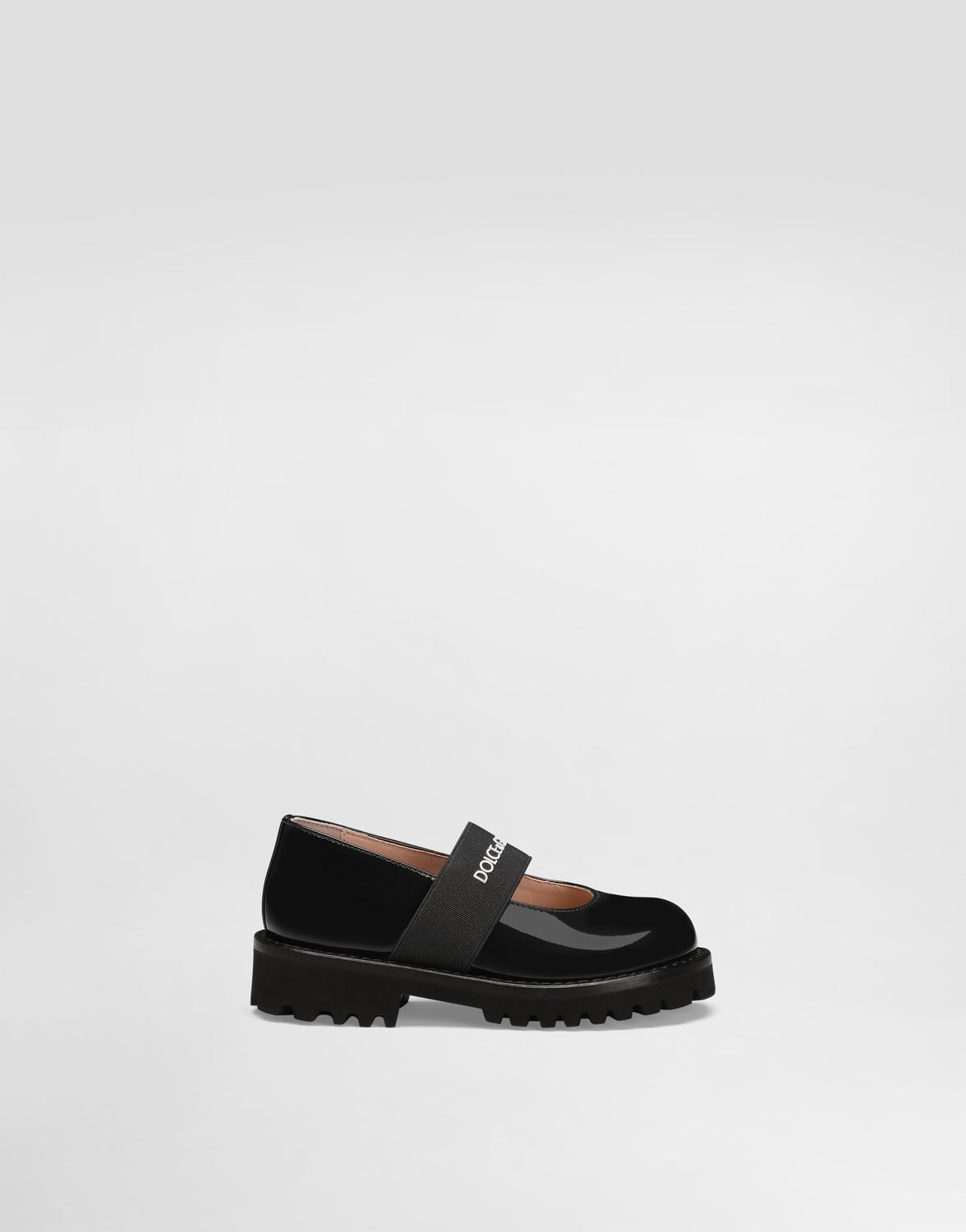 

Балетки из лакированной кожи с резинкой Dolce&Gabbana, синий