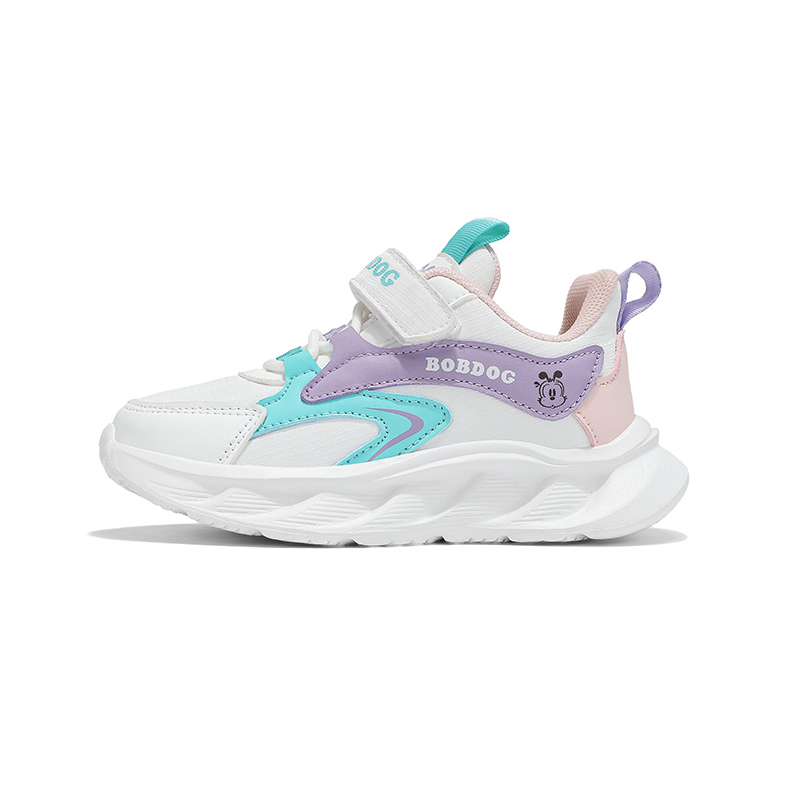 

Скользоустойчивые амортизирующие кроссовки с износостойкими свойствами низкие детские повседневные BOBDOG, черный зеленый