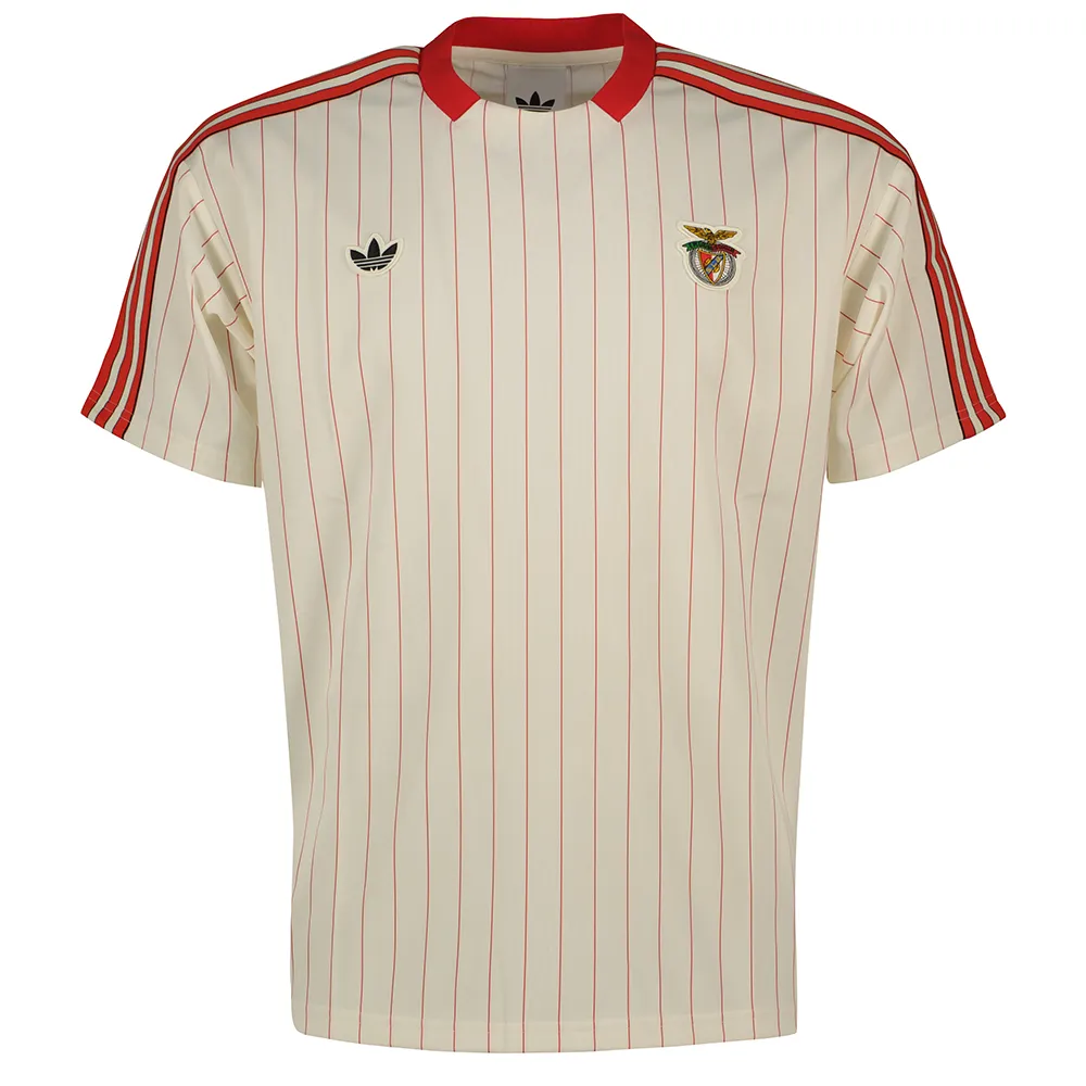 

Футболка с коротким рукавом adidas Benfica Terrace Icons, бежевый