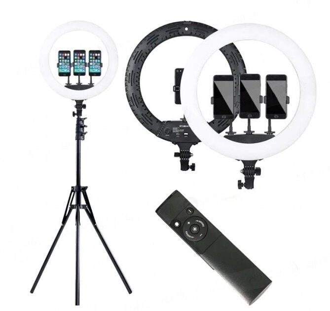 

HQ-21N Светодиодный кольцевой светильник 52,5 см (72 Вт) + штатив 1,9 м Forme