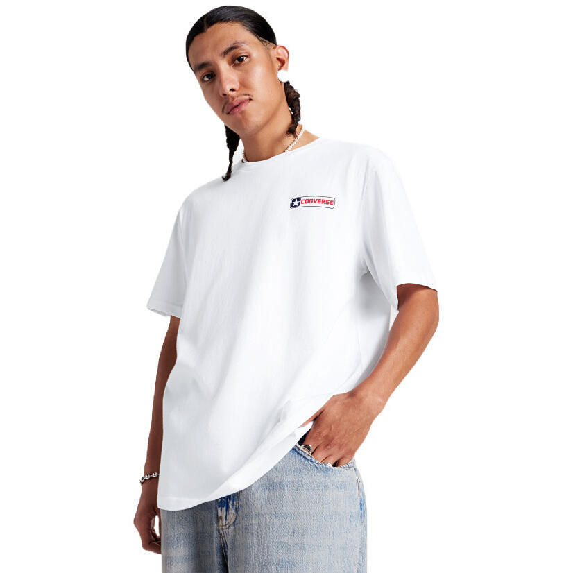 

Футболка Converse Con T-shirt M Con Box Star Tee, белая, мужская