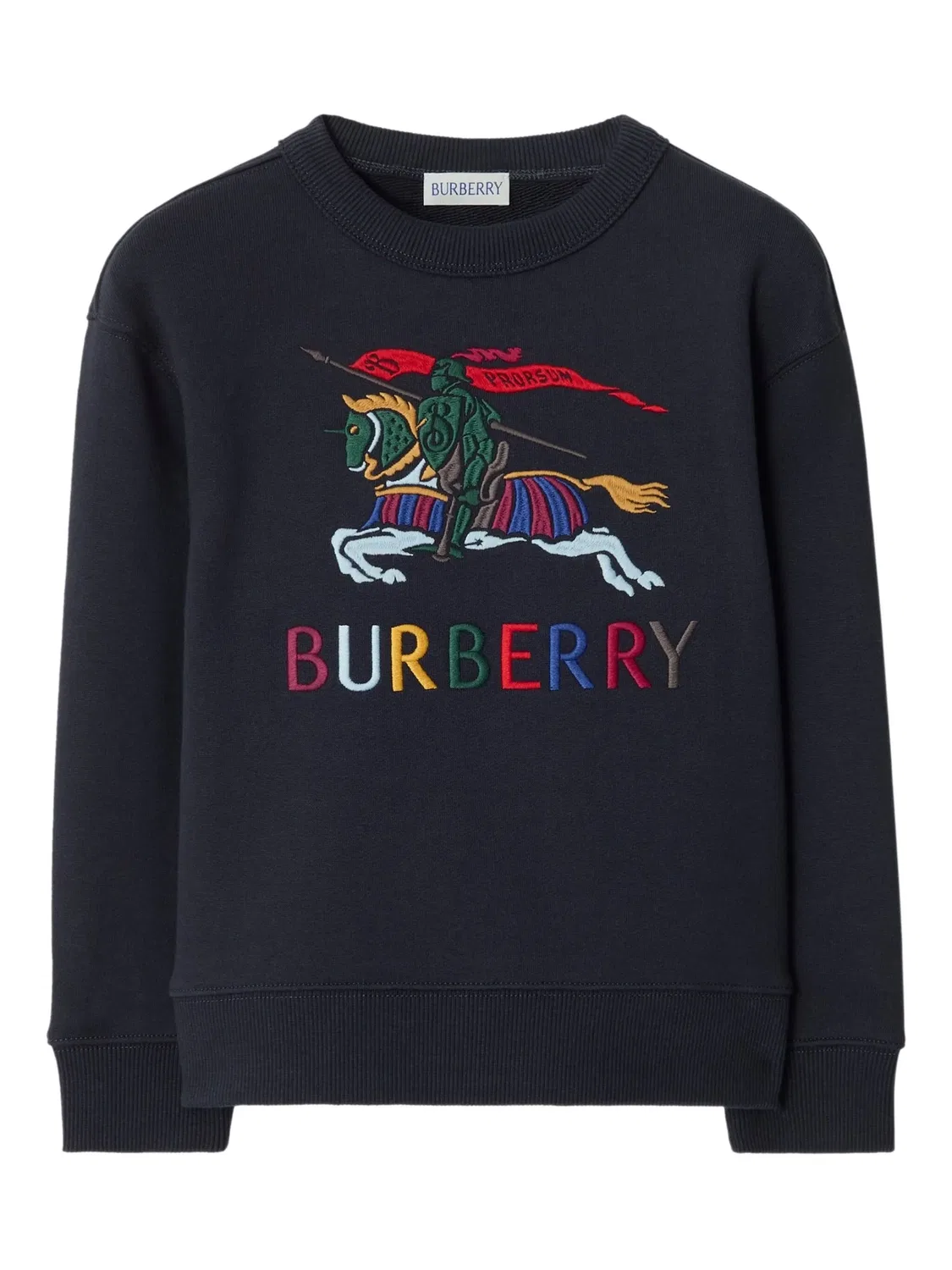 Толстовка с вышивкой Burberry Kids