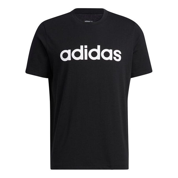 

Футболка adidas neo Ce Logo Tee Logo Print Running Short Sleeves T Shirt Men s Black, черный