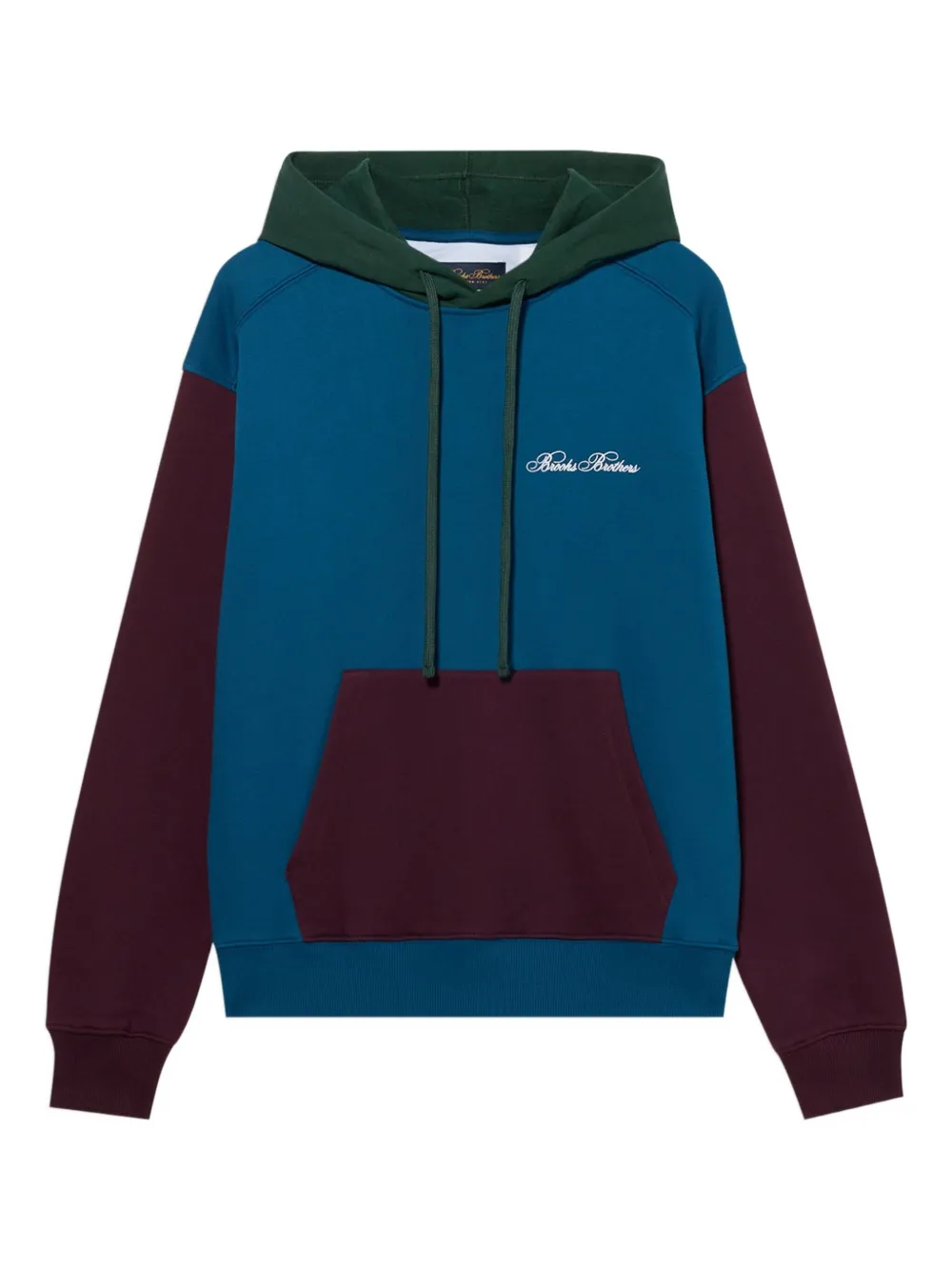 

Толстовка с вышитым логотипом Brooks Brothers, синий