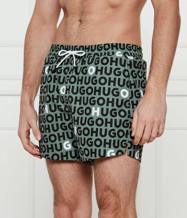

Плавки-шорты Hugo Bodywear Turtle Regular Fit, зеленый