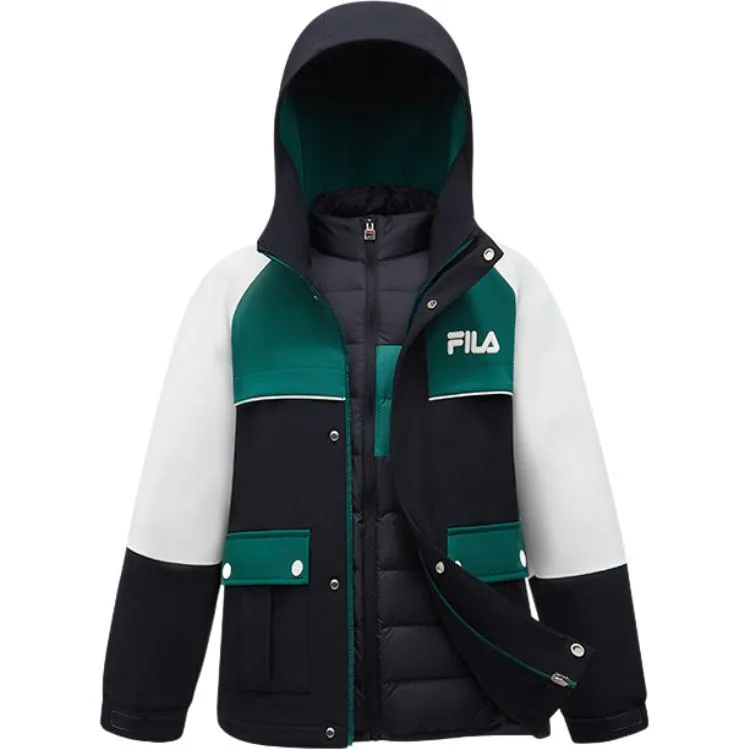 Детская пуховая куртка Moderate FILA, Legend Blue-NV