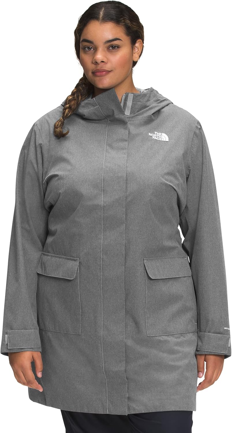 

Женская парка The North Face City Breeze II с накладными карманами, серый