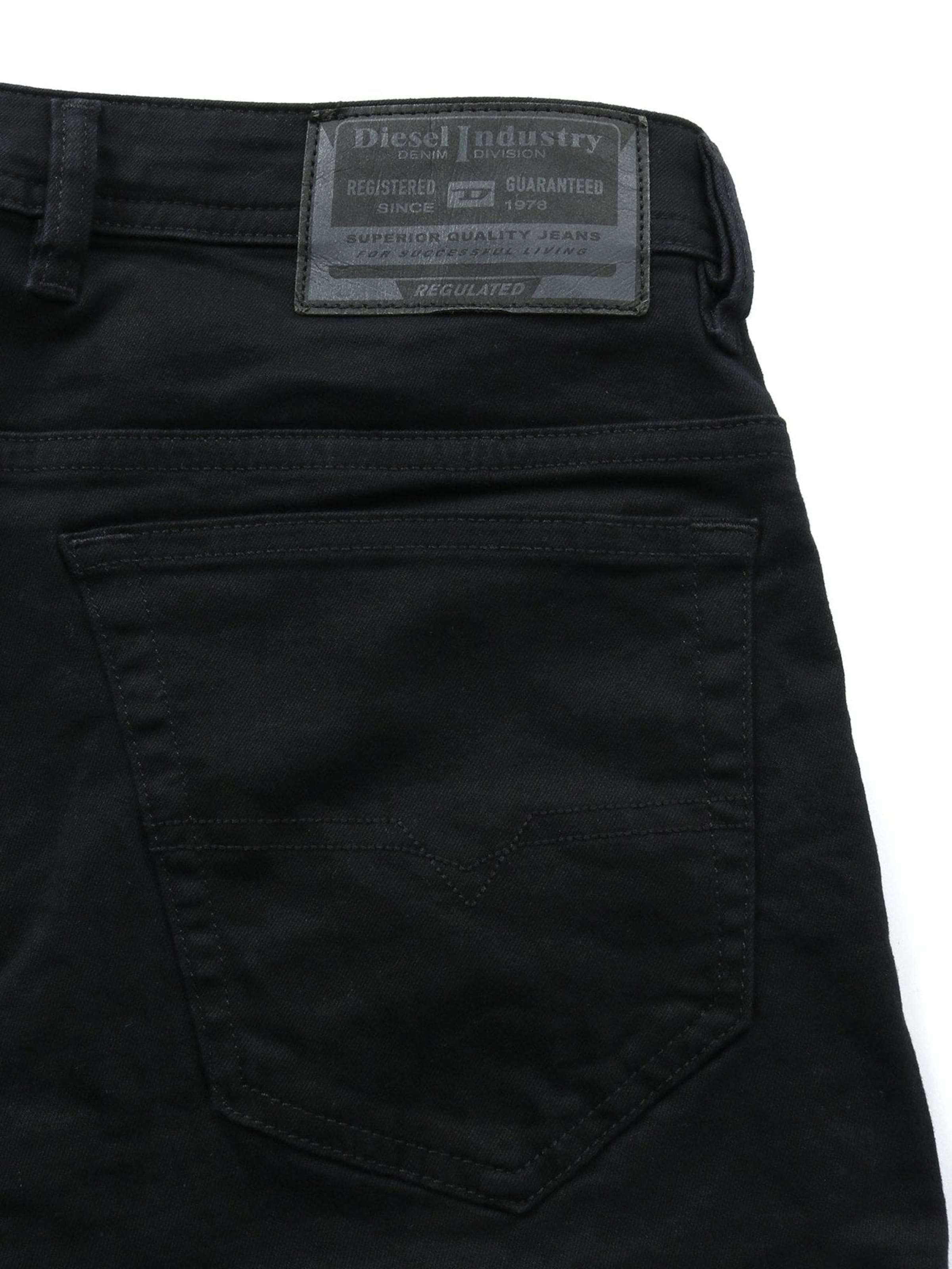 DIESEL Джинсы 'THOMMER-R' черные, Slim fit — фото 4