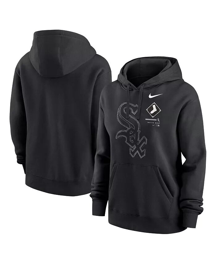 

Женская черная толстовка с капюшоном Chicago White Sox Big Game Nike