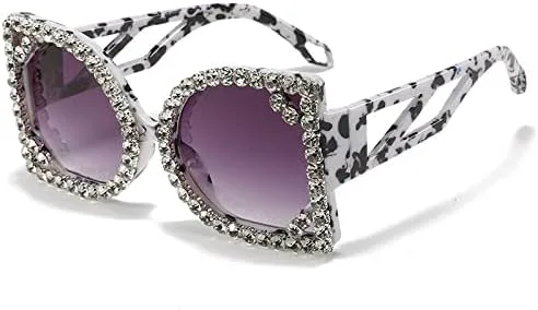 

Солнцезащитные очки с квадратным градиентом, крупной оправой и стразами, модель 2027, для женщин, летние, с защитой от УФ-излучения UV400, в стиле ретро MTZJH, C2