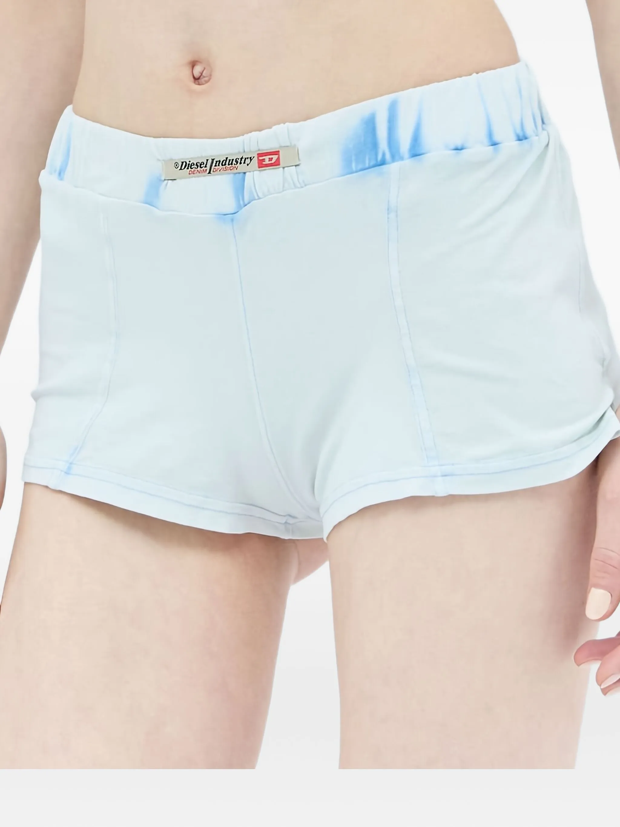 

Шорты с нашивкой-логотипом Diesel, синий