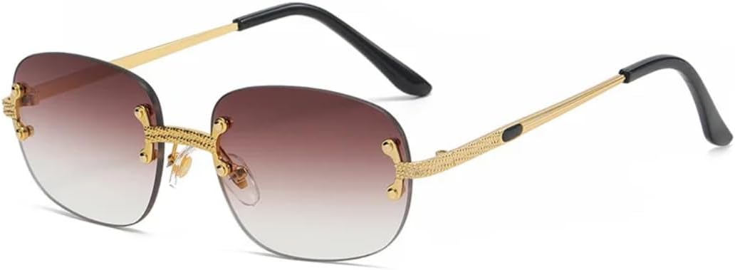 

Маленькие металлические солнцезащитные очки в винтажной овальной оправе для женщин и мужчин, роскошные солнцезащитные очки для женщин с зеркальными линзами SZVVBKK, Tyj72-5