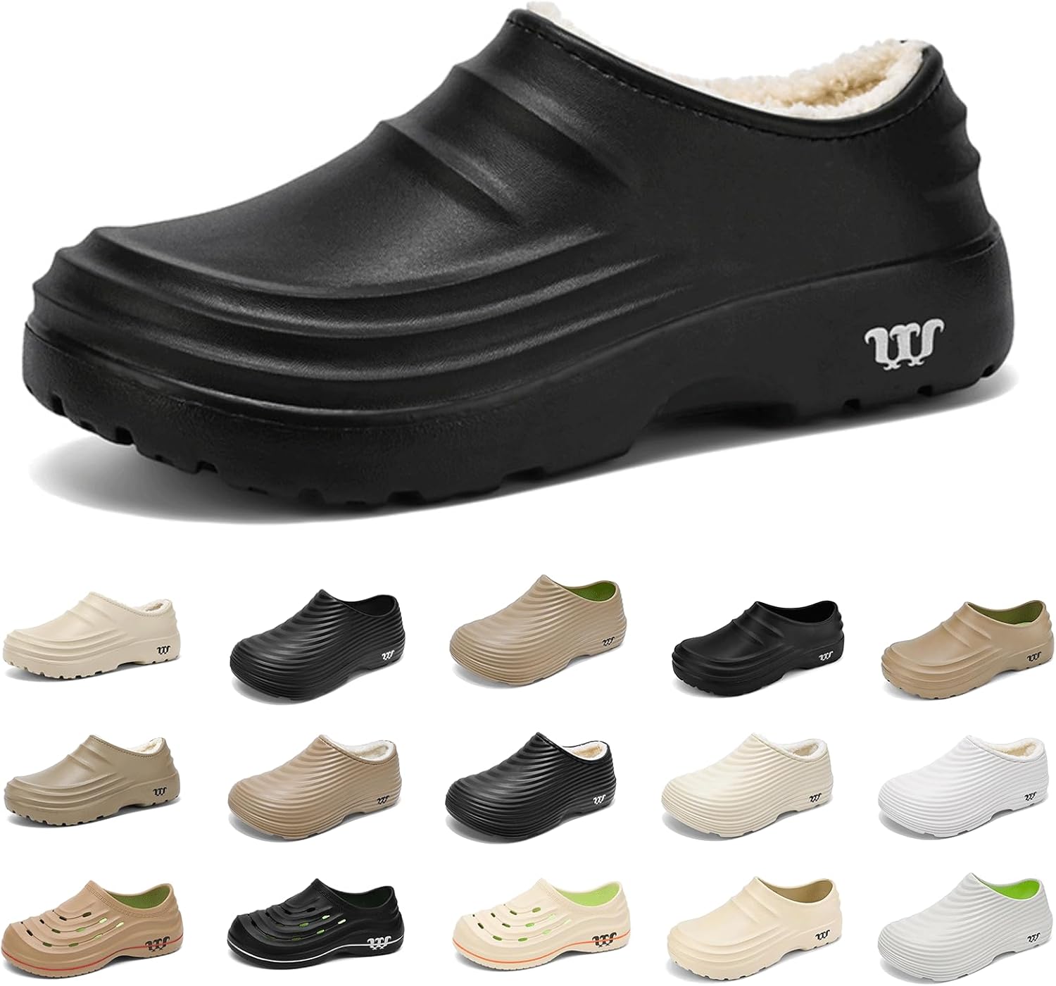 

Кроссовки Armadillo Chef для мужчин и женщин, водонепроницаемые, противоскользящие рабочие, легкие садовые сабо, удобные тапочки для медсестер, модные повседневные сабо унисекс для кухонь Generic, черный