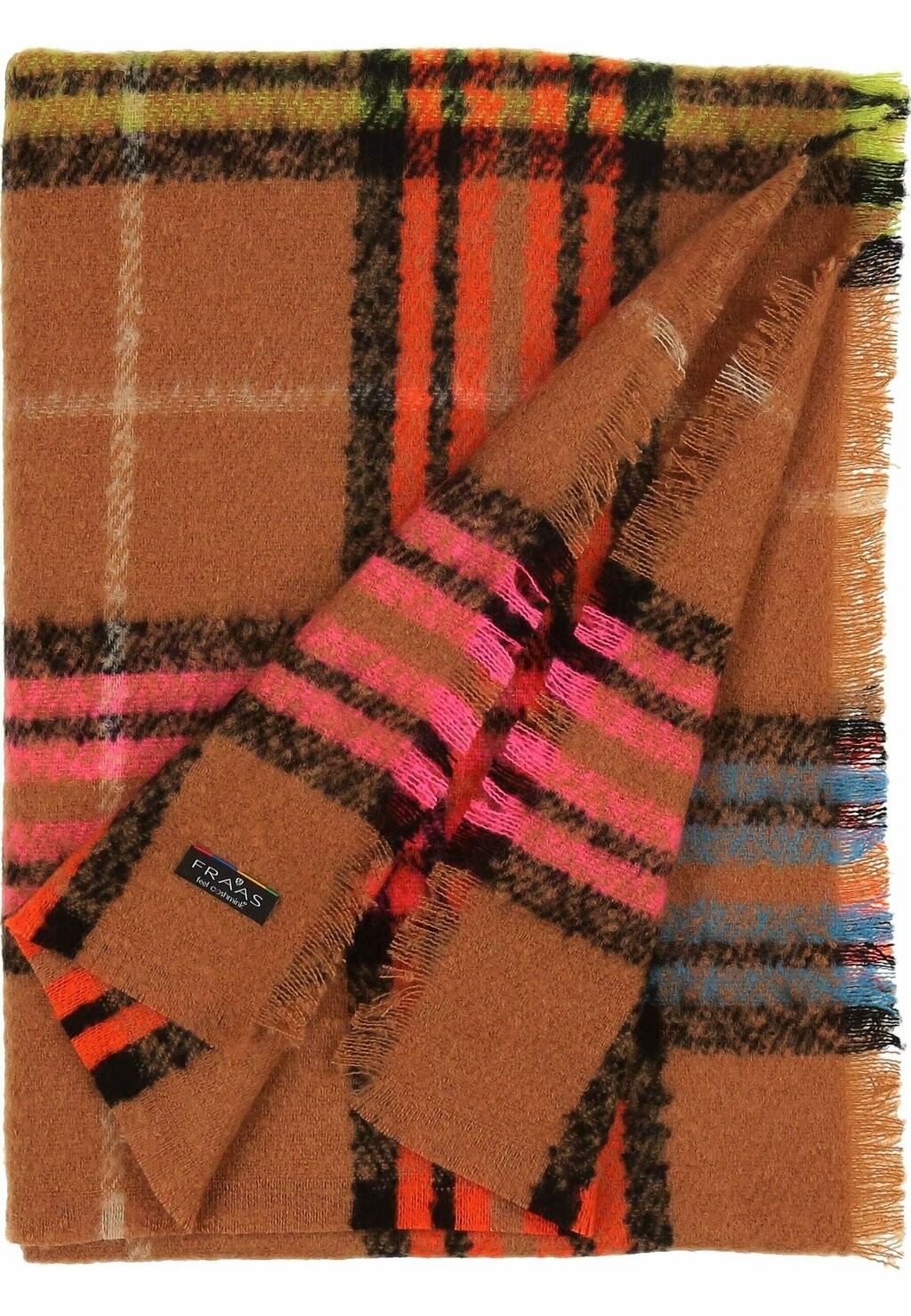 

Шарф PLAID CASHMINK MADE IN GERMANY FRAAS, бежевый