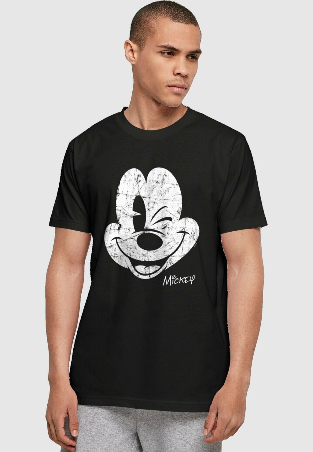 

Футболка с принтом MICKEY MOUSE DISTRESSED ABSOLUTE CULT, цвет black